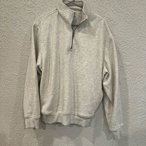 Old Navy Men's Heather Gray Zip-Up Sweater